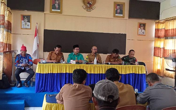 Persiapan Pemekaran Desa, Kecamatan Kapuas Timur Gelar Rapat