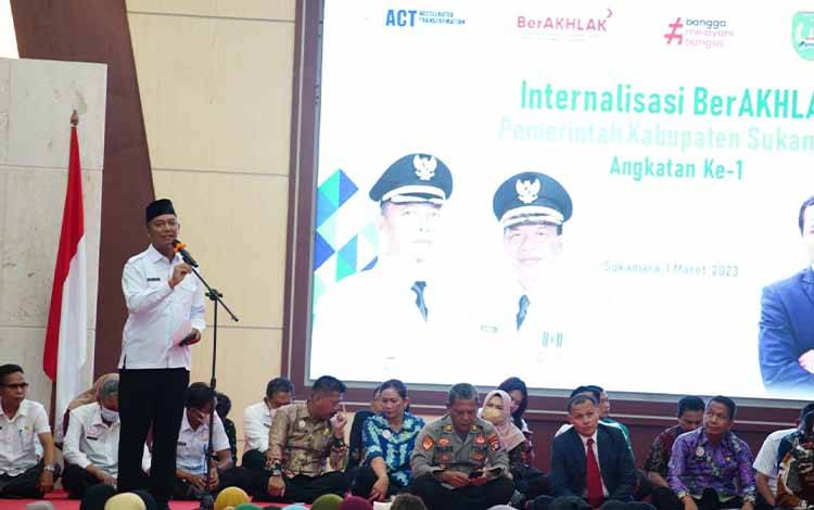Bupati Sukamara : Banyak Cara Mengimplementasikan Core Value ASN?Berakhlak