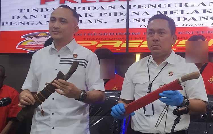 Ditreskrimum Polda Kalteng Tangkap Pelaku Penghadangan Polisi di Lamandau