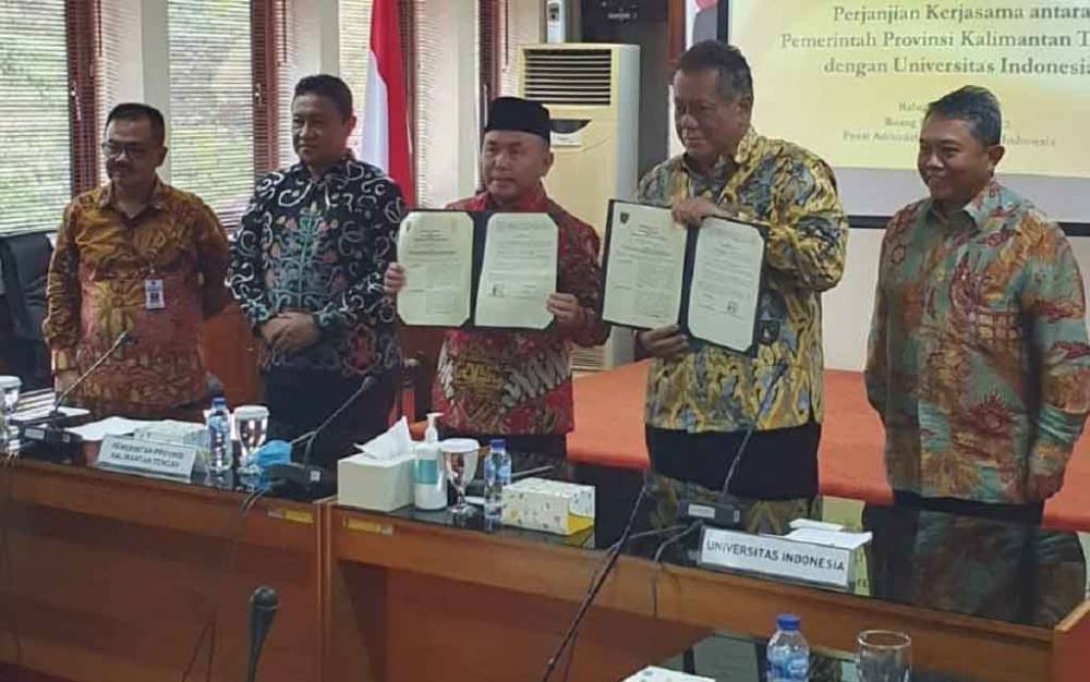 Pemprov Kalteng dan UI Kerja Sama Peningkatan SDM