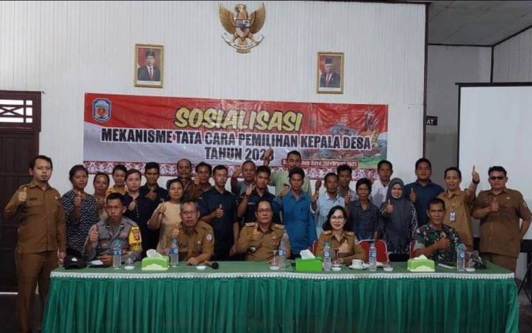 Kecamatan Barito Tuhup Raya Sosialisasi Pilkades untuk 8 Desa