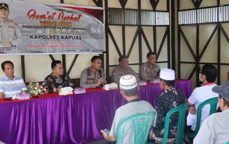 Program Jumat Curhat Polres Kapuas Terus Bergulir