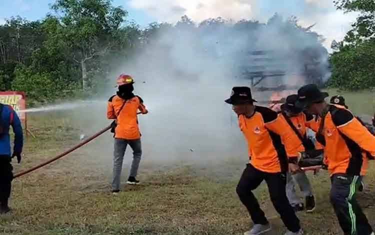 BPBD Lamandau Sosialisasikan Pencegahan dan Penanganan Kebakaran