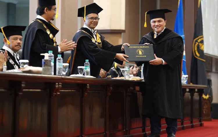 Gelar Doktor HC jadi Penyemangat Erick Thohir Mengabdi pada Negara