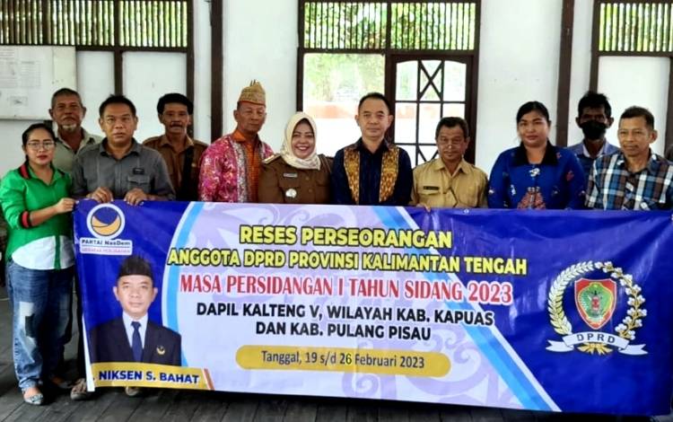Anggota DPRD Kalteng Ini Harap Pemda Realisasi Aspirasi Masyarakat Dapil V