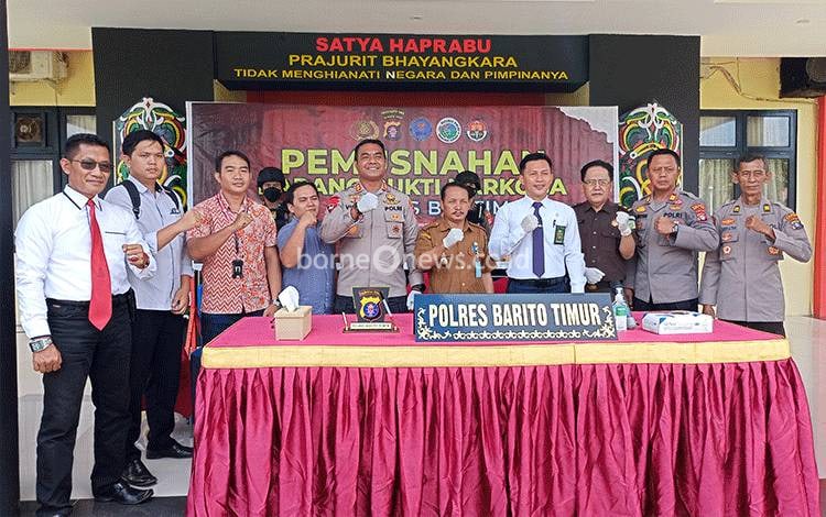 Kapolres Bartim: Terima Kasih Atas Dukungan Masyarakat Berantas Peredaran Gelap Narkoba