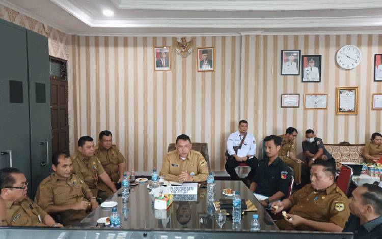 TPAD Gunung Mas Rapat Bersama KPU dan Bawaslu Bahas Anggaran Pilkada 2024