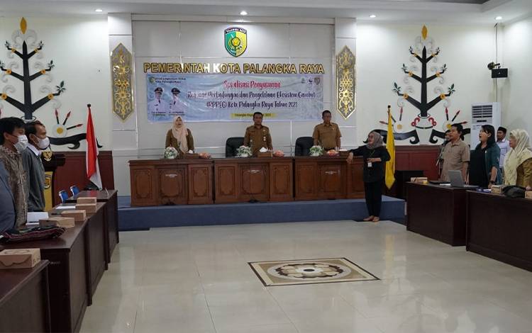 Pemko Palangka Raya Sosialisasikan Rencana Pengelolaan Ekosistem Gambut