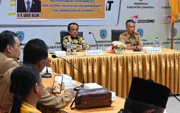 Abdul Razak Sebut Pembangunan di Kalteng Banyak Kemajuan