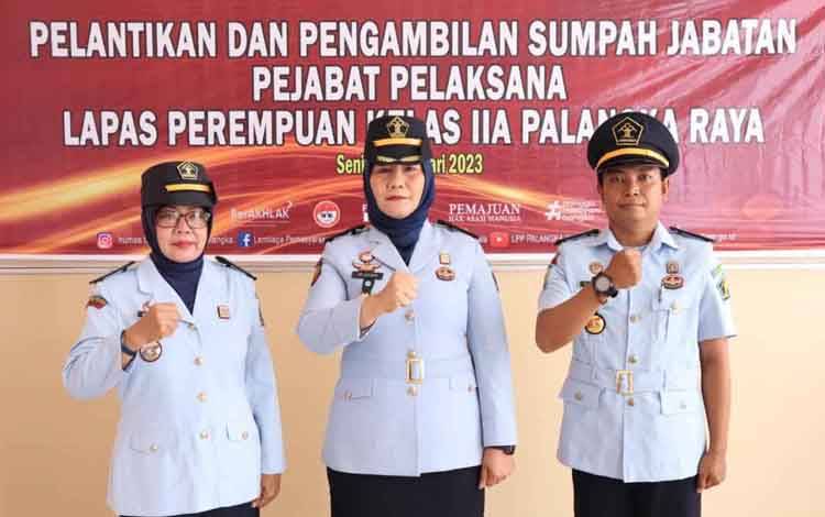 Mutasi Internal, Kalapas Perempuan Palangka Raya Lantik Pejabat Pelaksana
