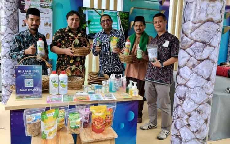 Santripreneur Pamerkan Kerajinan dari Limbah Sawit di BLU 2023