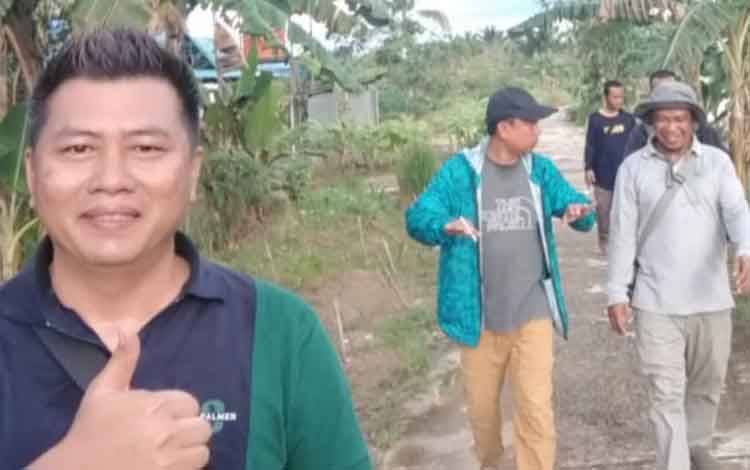 Anggota DPRD Kapuas Ini Apresiasi akan Direalisasikannya Peningkatan Akses Jalan Palingkau Seberang