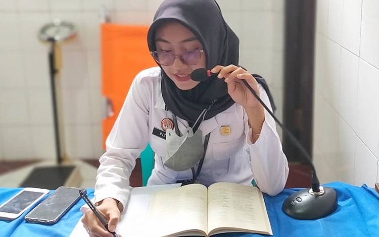 Perawat Klinik Rutan Tamiang Layang Edukasi Germas ke Warga Binaan