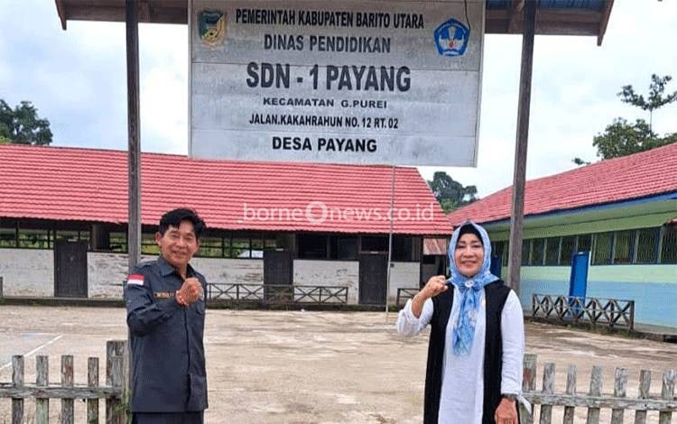Anggota DPRD Barito Utara Kunjungi SDN 1 Payang Gunung Purei