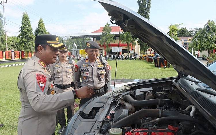 Kapolres Viddy Dasmasela Cek Kesiapan Sarpras Polres Barito Timur