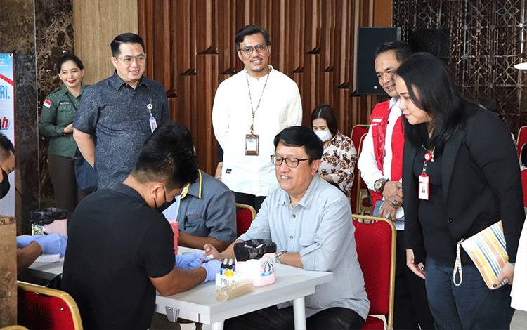 BI Kalteng Pertimbangkan Aksi Donor Darah di Berbagai Daerah