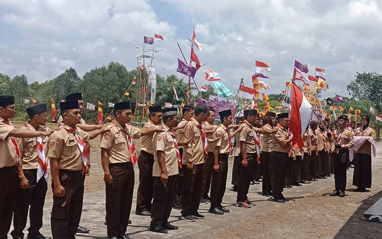 Kemah Besar Pramuka Jaring Penegak Wakili Kotim Pada Raimuna 2023