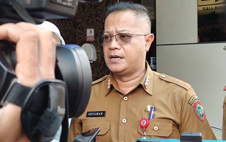 Kepala Dinas Pemberdayaan Masyarakat dan Desa (DPMD) Kalimantan Tengah (Kalteng), Aryawan. (FOTO: HERMAWAN)