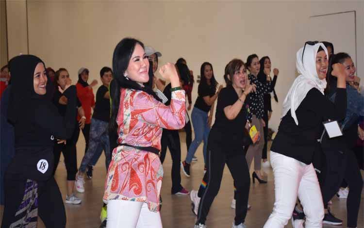 Persani Kapuas Gelar Lomba Senam Aerobic dan Zumba Party Meriahkan Hari Jadi ke-217 Kota Kuala Kapuas
