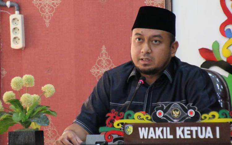 Wakil Ketua I DPRD Palangka Raya, Wahid Yusuf. (FOTO: HENDRI)