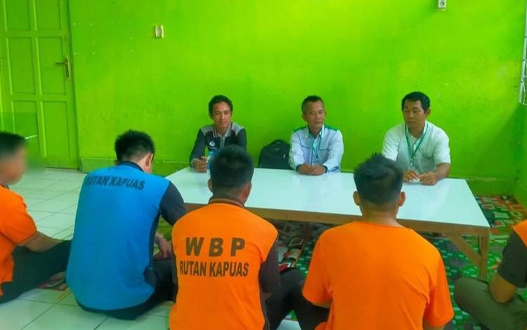 Mendekati Hari Raya Nyepi, WBP Hindu di Rutan Kuala Kapuas Diberikan Penyuluhan