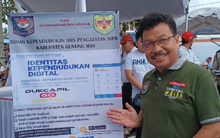 Disdukcapil Gunung Mas Ajak Masyarakat Aktivasi Identitas Kependudukan Digital