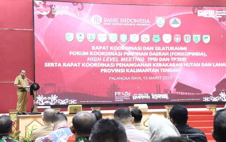 Pemprov Perkuat Koordinasi Bahas Isu Strategis Pembangunan Kalteng