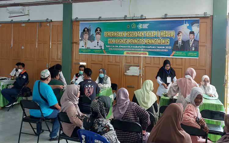 Ratusan Calon Jemaah Haji Kapuas Jalani Pemeriksaan Kesehatan Tahap Kedua