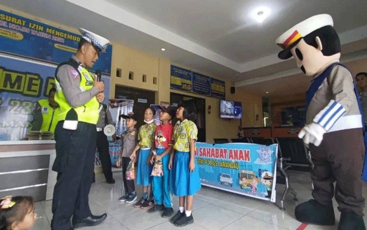 Polisi Sahabat Anak, PAUD Kasih Bunda Sambangi Polres Lamandau