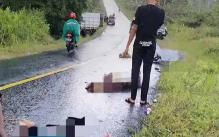 3 Orang Meninggal Akibat Laka Maut di Jalan Lintas Palangka Raya - Buntok