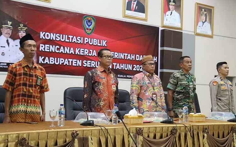 Pemkab Seruyan Gelar Konsultasi Publik