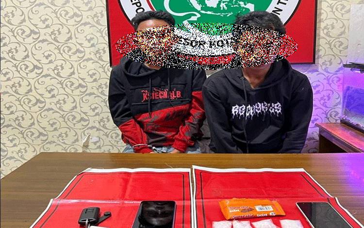 Dua Orang Pengedar Sabu di Sampit Ditangkap Saat Hendak Transaksi