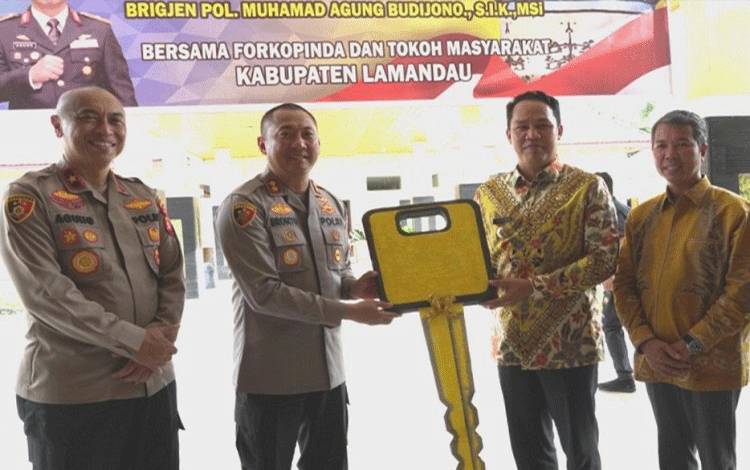 Bupati Lamandau Sambut Kunjungan Wakapolda Kalteng