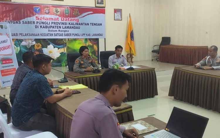 Saber Pungli Kalteng Sosialisasikan Call Center di Lamandau