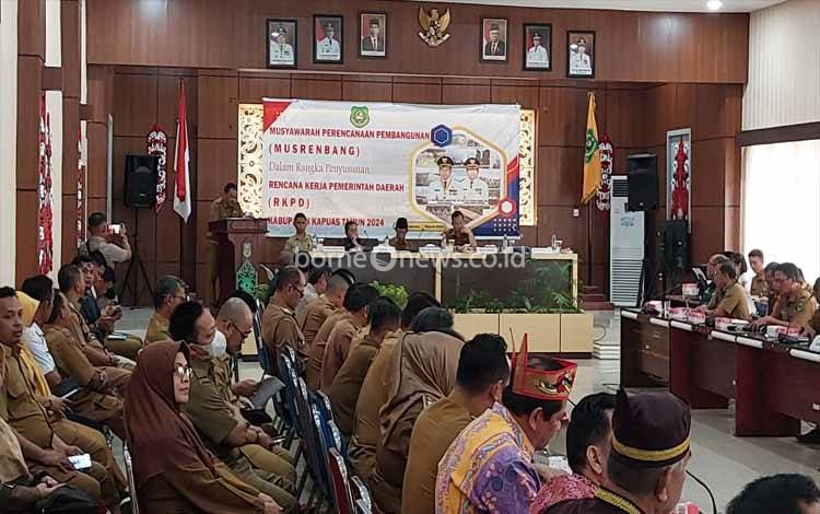 Musrenbang Tingkat Kabupaten Kapuas di Gelar Susun RKPD 2024