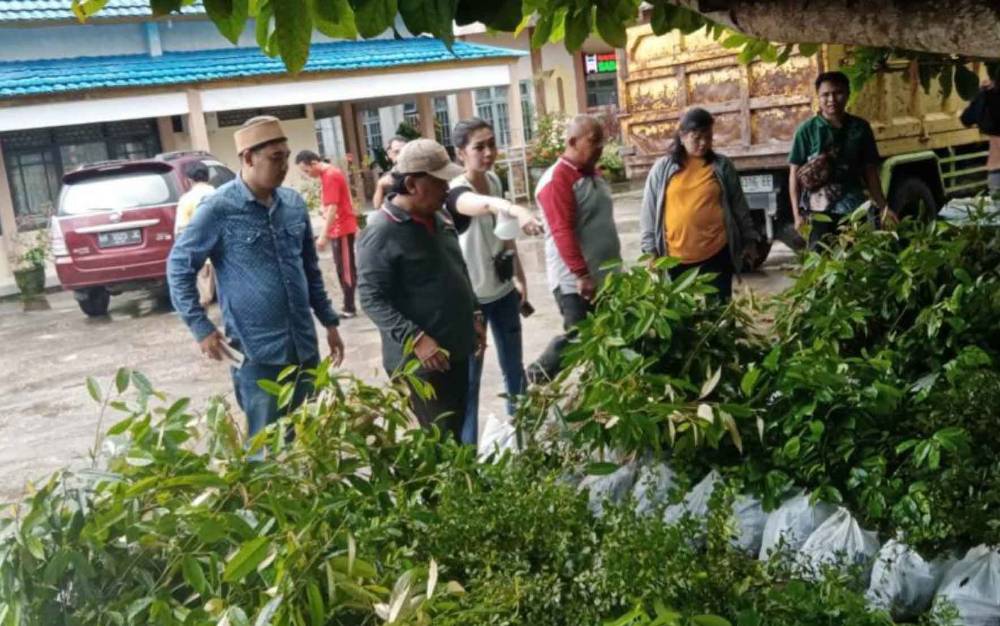 Ribuan Bibit Pohon Dibagikan Peringati Hari Jadi ke-217 Kapuas dan Hari Desa Asri Nasional