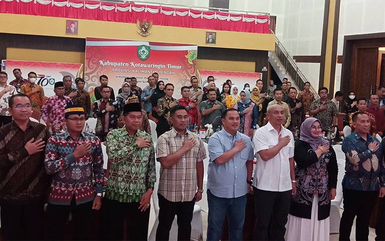 Wabup Kotim Ramah Tamah dengan Wakapolda Kalteng