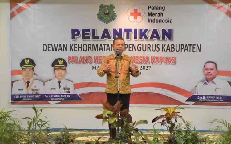 Ini Harapan Bupati kepada Pengurus PMI Kapuas Periode 2022 - 2027