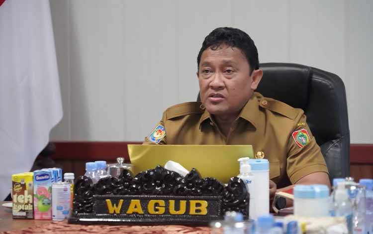 Wakil Gubernur Kalimantan Tengah H. Edy Pratowo saat menyampaikan paparannya. (FOTO: IST)