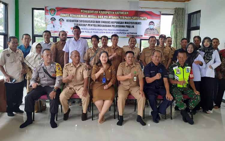 Pihak DPMPTSP Katingan menggelar sosialisasi IKM di Katingan Kuala.