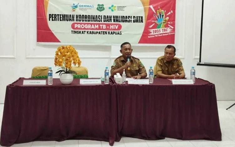 Ini Harapan Dinkes Kapuas dari Evaluasi dan Validasi Data Program TB HIV