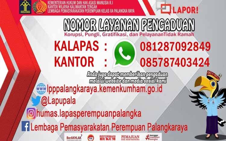 Lapas Perempuan Palangka Raya, Komitmen Cegah Pungli dan Gratifikasi