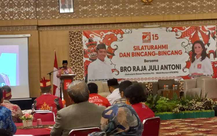 DPW PSI Kalteng Jembatani Warga Sampaikan Aspirasi ke Wamen ATR/BPN