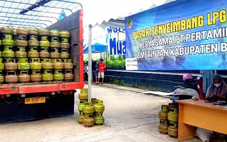 Pemkab Barito Utara Gelar Pasar Penyeimbang LPG 3 Kg Selama Ramadhan