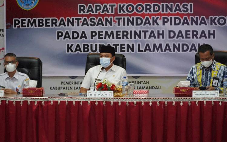 Pemkab Lamandau Dukung Program Pemberantasan Korupsi