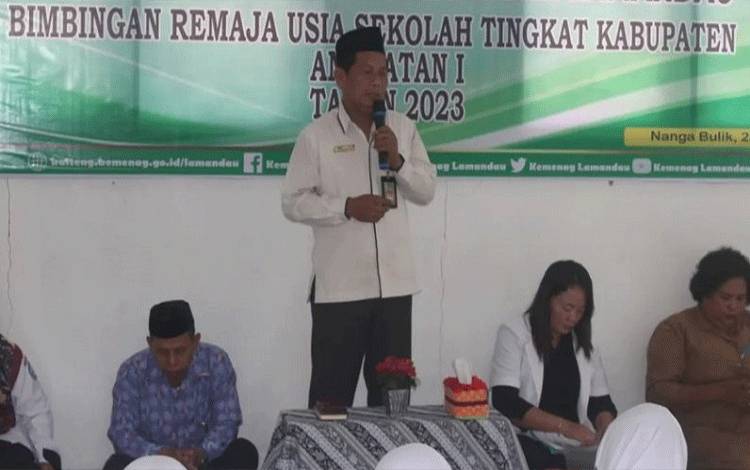 Kemenag Lamandau Gelar Bimbingan Remaja Usia Sekolah di SMAN 3 Nanga Bulik