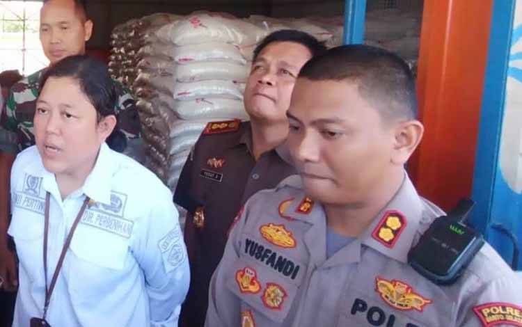 Ini Dilakukan Polres Barito Selatan dalam Menjaga Distribusi Bahan Pangan Tetap Aman