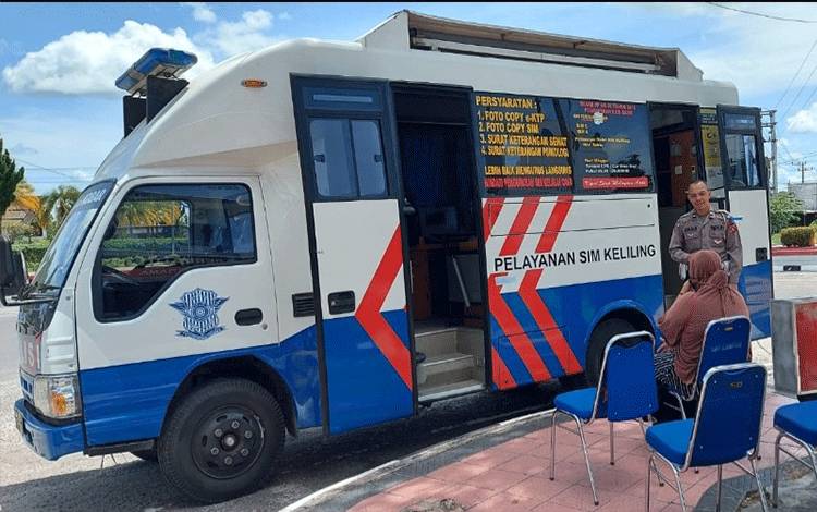Satlantas Polres Kobar Gencarkan Satpas SIM Keliling