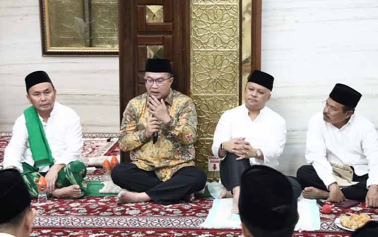 Gubernur Kalteng Salat Bersama Pengurus Ikatan Cendekiawan Muslim Indonesia