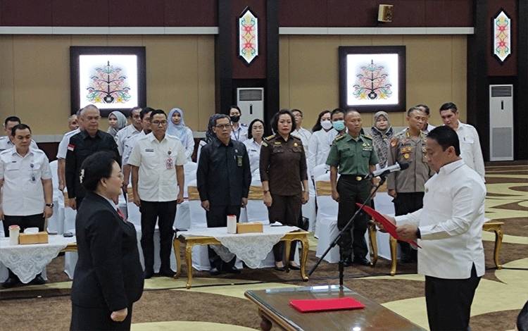 Jeanny Yola Winokan Resmi Jabat Kepala BKKBN Perwakilan Kalteng
